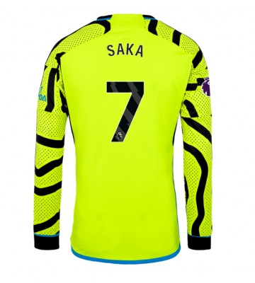 Arsenal Bukayo Saka #7 Replica Away Stadium Shirt 2023-24 Long Sleeve